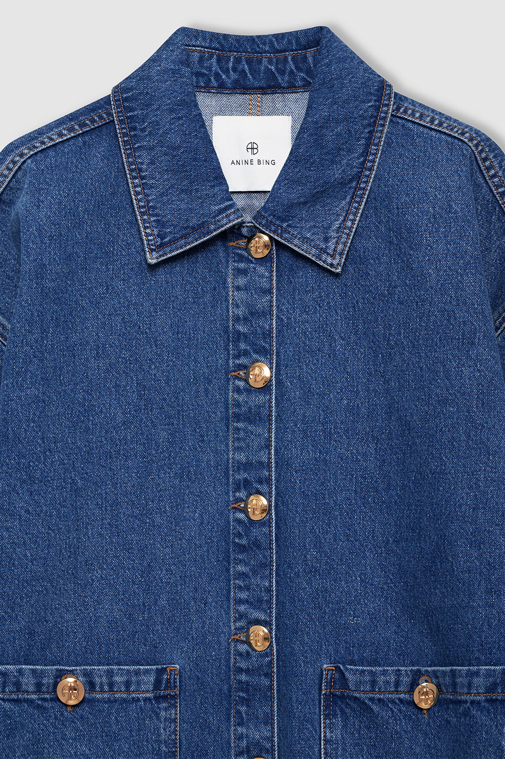 Luca Jacket - Clean Indigo Denim