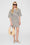 ANINE BING Mona Dress - Black Stripe French Terry - On Model Front 