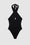 ANINE BING Beatrix One Piece - Black - Back View 