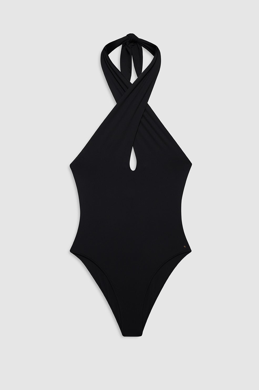 ANINE BING Beatrix One Piece - Black - Front View